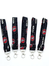 Load image into Gallery viewer, Wristlet, Key chains, Key fob, Warriors key chain, A&#39;s key chain, 49ers key chain, Raiders key chain
