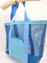 Load image into Gallery viewer, Beach mesh bag, Party gifts, Beach tote, Bridal gift, Beach bag, Gym bag
