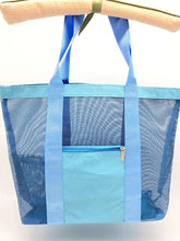 Load image into Gallery viewer, Beach mesh bag, Party gifts, Beach tote, Bridal gift, Beach bag, Gym bag
