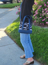 Load image into Gallery viewer, Raiders bag, Raiders Crossbody, Raiders Tote bag, Jean Denim bag, Las Vegas Raiders bag
