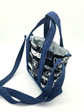 Load image into Gallery viewer, Raiders bag, Raiders Crossbody, Raiders Tote bag, Jean Denim bag, Las Vegas Raiders bag
