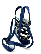 Load image into Gallery viewer, Raiders bag, Raiders Crossbody, Raiders Tote bag, Jean Denim bag, Las Vegas Raiders bag
