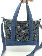 Load image into Gallery viewer, Raiders bag, Raiders Crossbody, Raiders Tote bag, Jean Denim bag, Las Vegas Raiders bag
