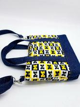 Load image into Gallery viewer, University of Michigan Bag, Wolverines Bag, University of Michigan Crossbody, Michigan bag
