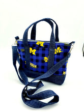 Load image into Gallery viewer, University of Michigan Bag, Wolverines Bag, University of Michigan Crossbody, Michigan bag
