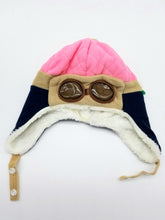 Load image into Gallery viewer, Aviator hat, Kids pilot hat, Aviator beanie, Kids winter hat
