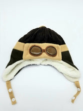 Load image into Gallery viewer, Aviator hat, Kids pilot hat, Aviator beanie, Kids winter hat
