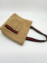 Load image into Gallery viewer, Corduroy shoulder bag, Corduroy bag, Diaper bag, Christmas Gift, Corduroy school bag
