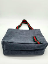 Load image into Gallery viewer, Corduroy shoulder bag, Corduroy bag, Diaper bag, Christmas Gift, Corduroy school bag
