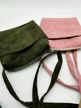 Load image into Gallery viewer, Corduroy crossbody bag, Corduroy messenger bag, Corduroy handbag
