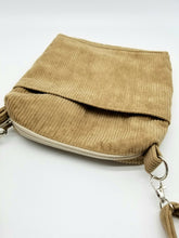 Load image into Gallery viewer, Corduroy crossbody bag, Corduroy messenger bag, Corduroy handbag
