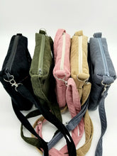 Load image into Gallery viewer, Corduroy crossbody bag, Corduroy messenger bag, Corduroy handbag
