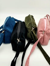 Load image into Gallery viewer, Corduroy dumpling bag, Dumpling crossbody, Corduroy crossbody, Korean style bag
