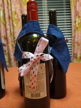 Load image into Gallery viewer, Wine bottle cover, Wine bottle vest, Wine bottle sleeve, Wine bottle decor, Wine bottle gift
