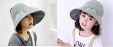 Load image into Gallery viewer, Kid&#39;s Sun Hat, UV Protection Hat, Reversible Cotton Hat, Bucket hat, Wide Brim Hat
