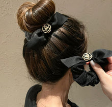 Load image into Gallery viewer, Camellia Hair Scrunchie, Camellia, Camellia Hair Ties
