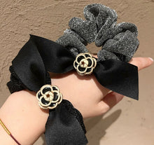 Load image into Gallery viewer, Camellia Hair Scrunchie, Camellia, Camellia Hair Ties
