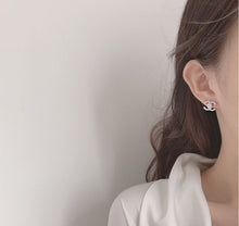 Load image into Gallery viewer, Cubic Stone C Earrings
