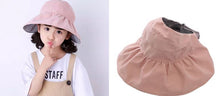 Load image into Gallery viewer, Kid&#39;s Sun Hat, UV Protection Hat, Reversible Cotton Hat, Bucket hat, Wide Brim Hat
