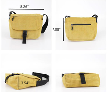 Load image into Gallery viewer, Front Flap Corduroy Crossbody Shoulder Bag
