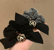 Load image into Gallery viewer, Camellia Hair Scrunchie, Camellia, Camellia Hair Ties
